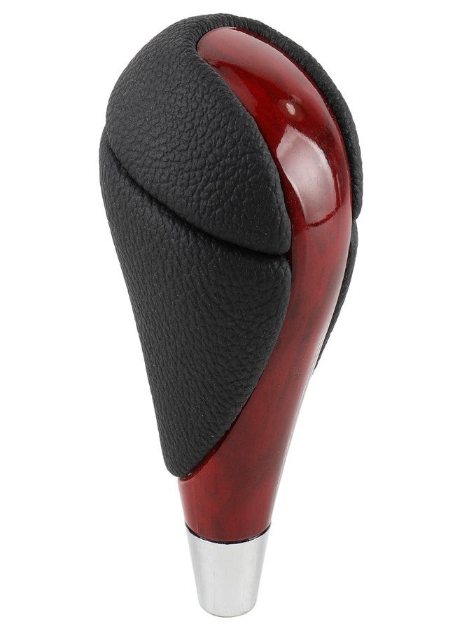 AUTOKAY Walnut Wood Leather Gear Shift Knob Fits for Lexus is F IS250 IS350 LS460 LS600h SC300 SC400 GS300 GS350 GS400 GS430 GS450h GS460 ES300 ES300h ES330 ES350 RX350 RX450h - Image 1